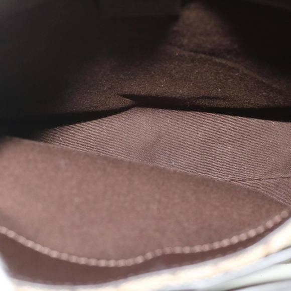 GUCCI Gg Canvas Tote Bag Canvas Leather Beige Brown 107757 Auth Ki3340 - Picture 10 of 16